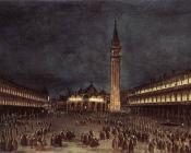 弗朗西斯科格拉蒂 - Nighttime Procession in Piazza San Marco
